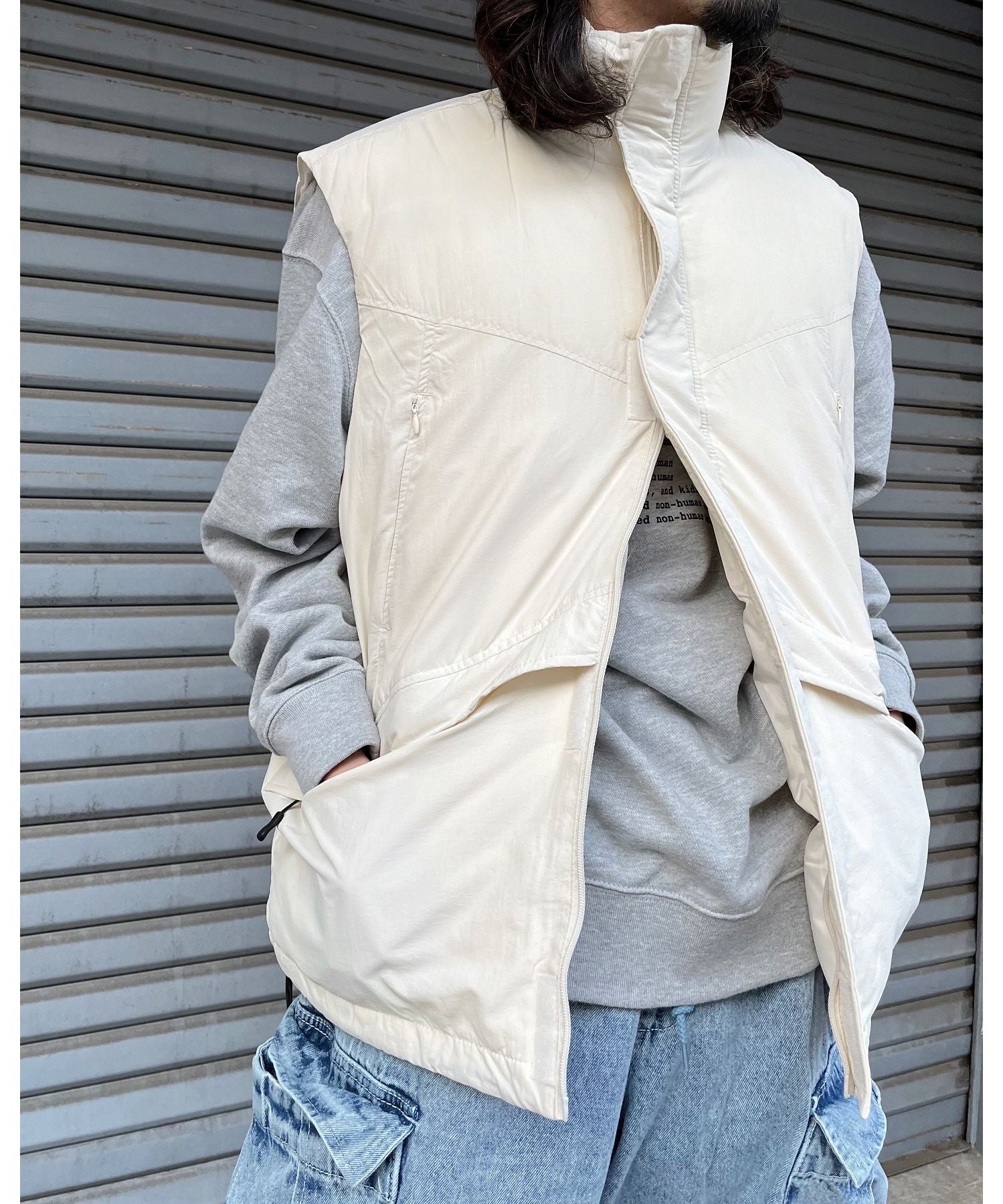 MODISH GAZE Nylon Washer Padded Military Vest