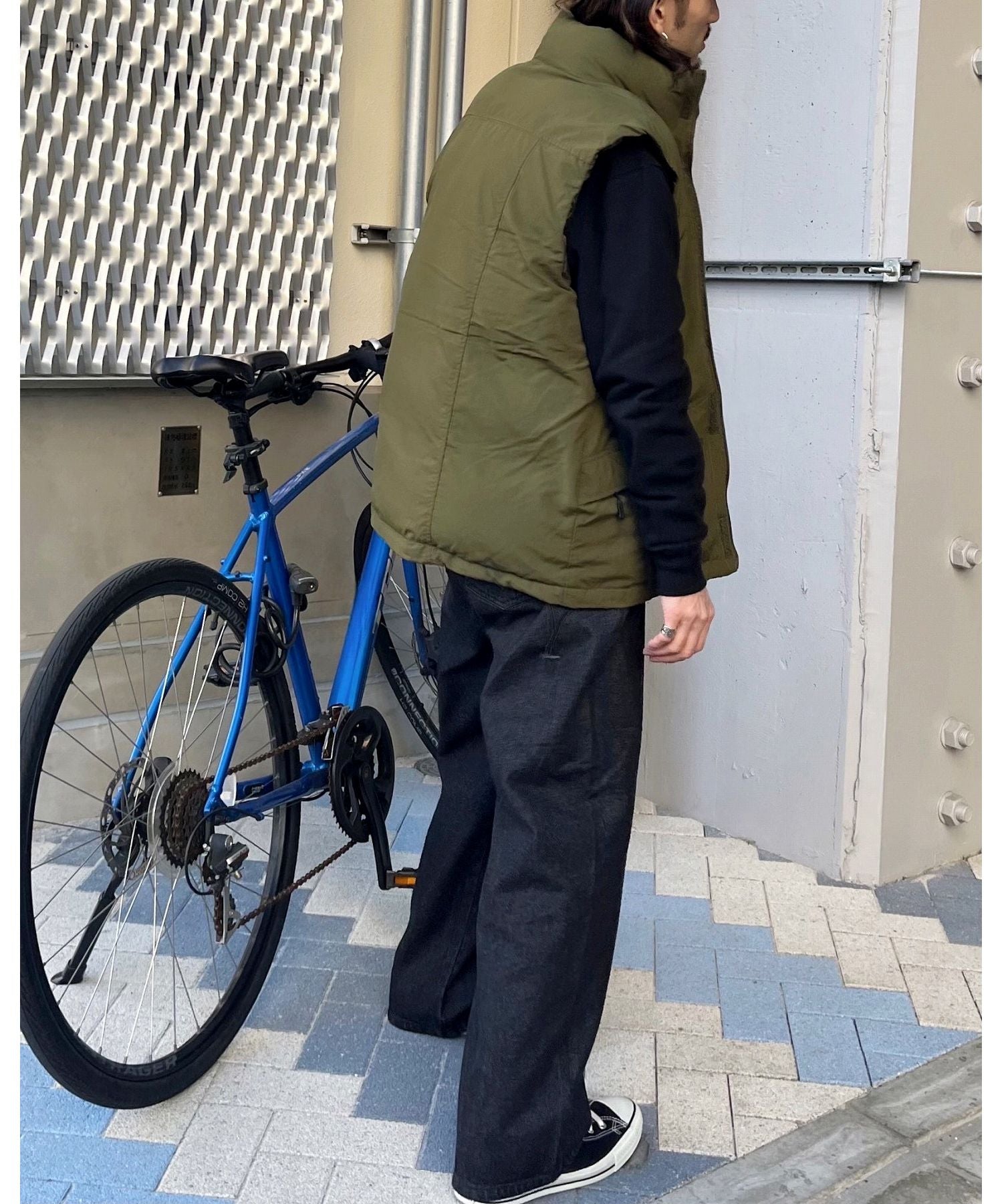 MODISH GAZE Nylon Washer Padded Military Vest