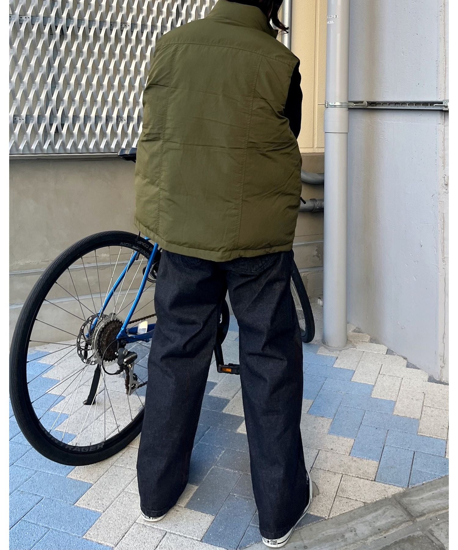 MODISH GAZE Nylon Washer Padded Military Vest