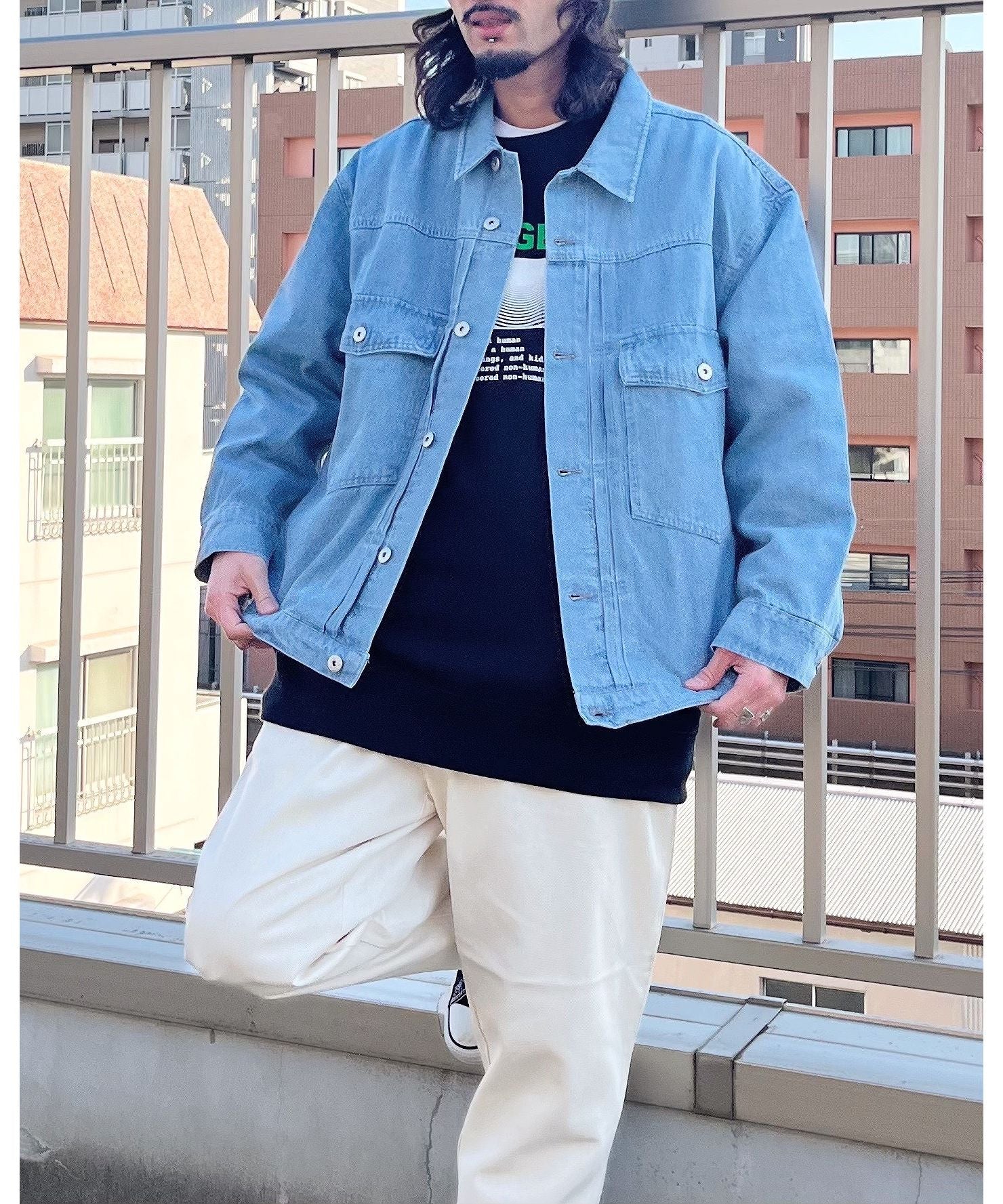 モディッシュガゼ MODISH GAZE デニムBIGGジャン