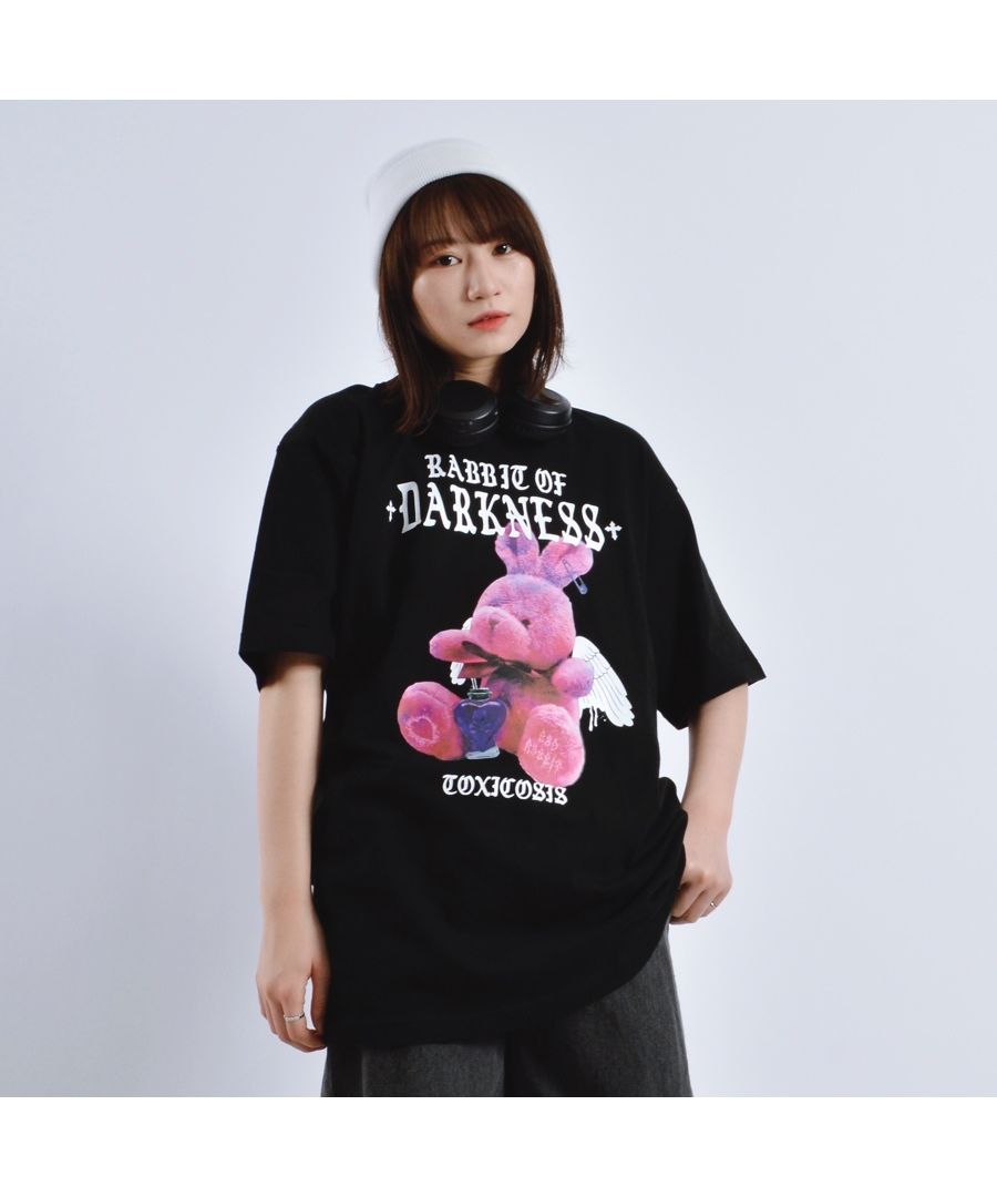 モディッシュガゼ MODISH GAZE アニマルプリントTシャツ ラビット RABBIT