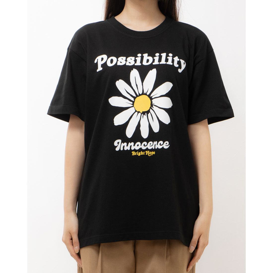 モディッシュガゼ MODISH GAZE プリントTシャツ デイジープリント Possibility