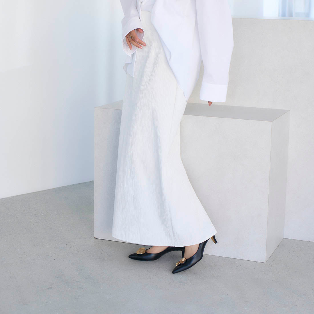 モード エ ジャコモ カリーノ MODE ET JACOMO carino メタルパーツパンプス