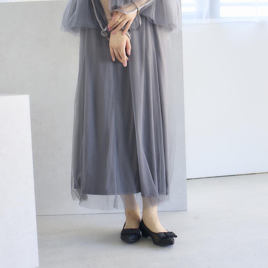 Mode et Jacomo Carino Dot Tulle Pumps