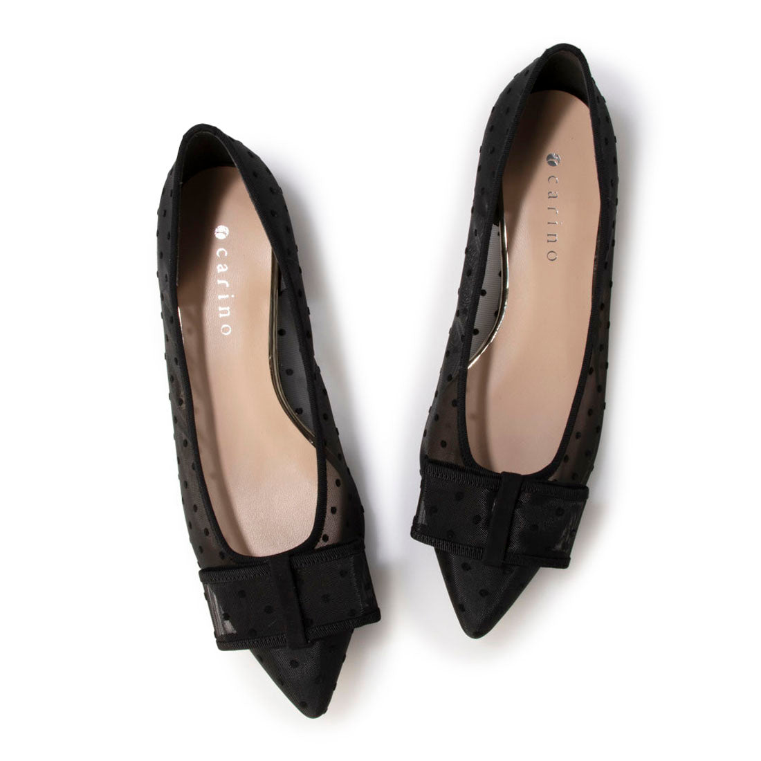 Mode et Jacomo Carino Dot Tulle Pumps