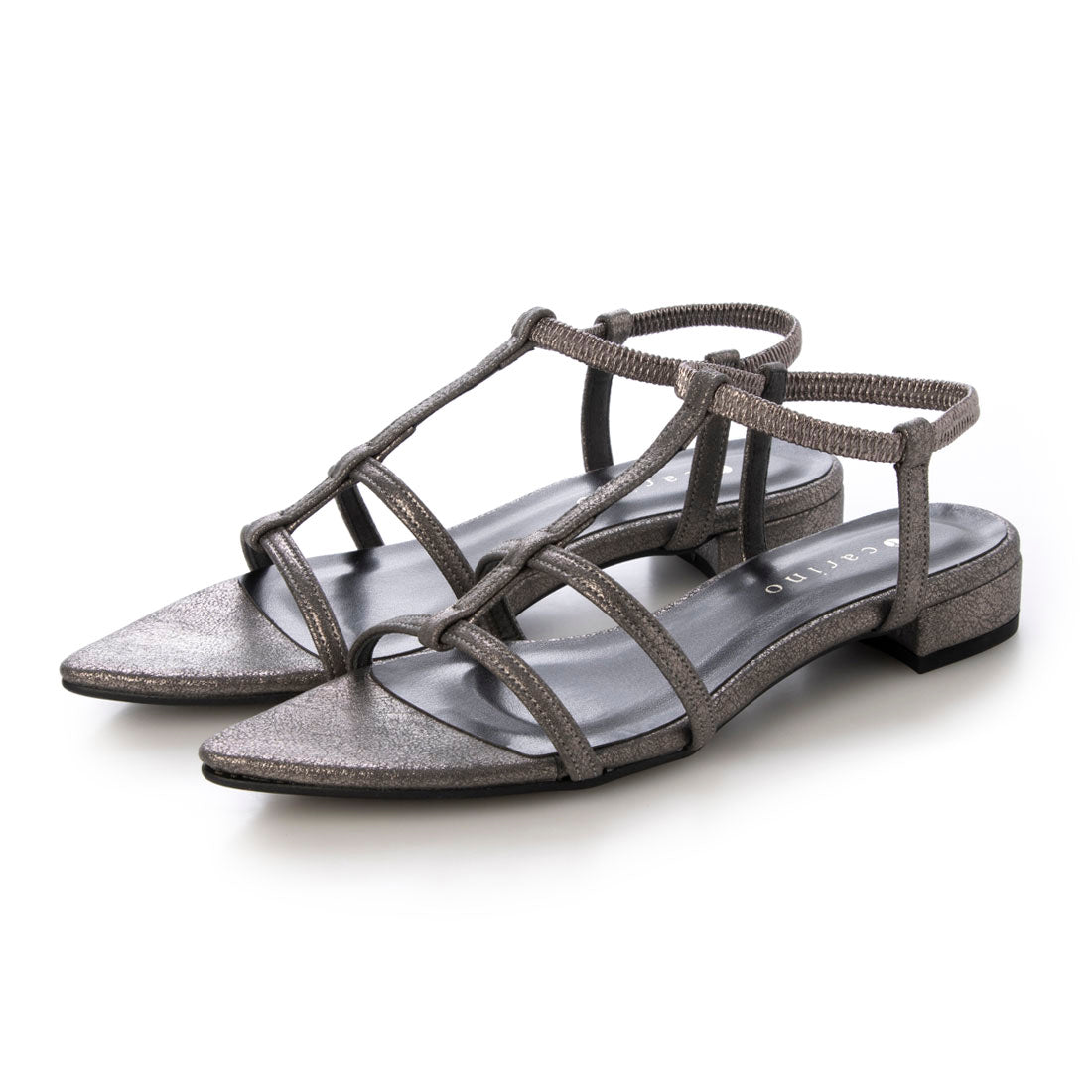 Mode et Jacomo Carino Pointed Toe T-Strap Sandals