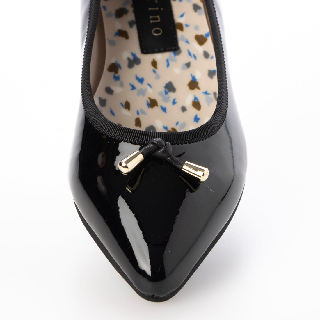 MODE ET JACOMO carino [Rain-resistant] Patent leather plain pumps