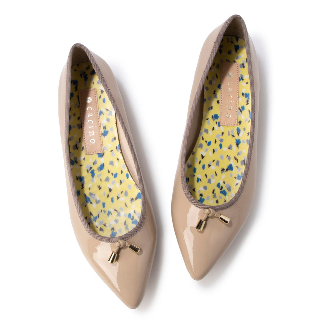 MODE ET JACOMO carino [Rain-resistant] Patent leather plain pumps