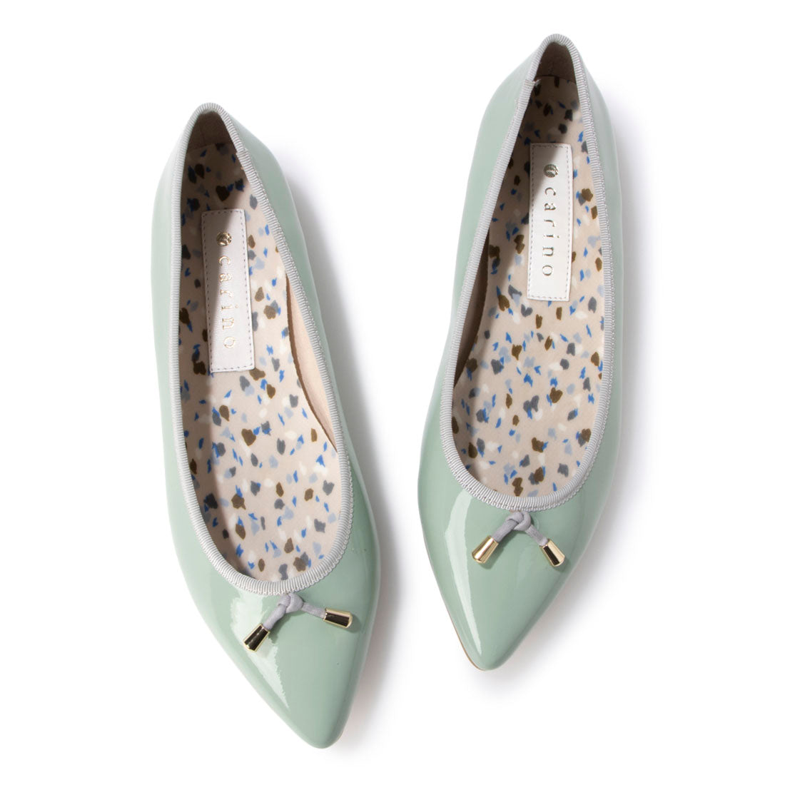MODE ET JACOMO carino [Rain-resistant] Patent leather plain pumps