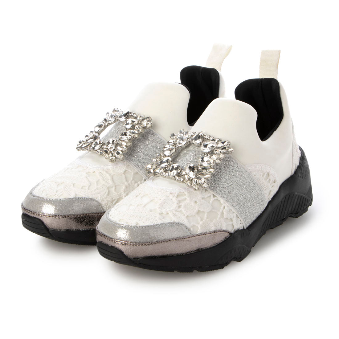 MODE ET JACOMO carino visual buckle thick-soled sneakers