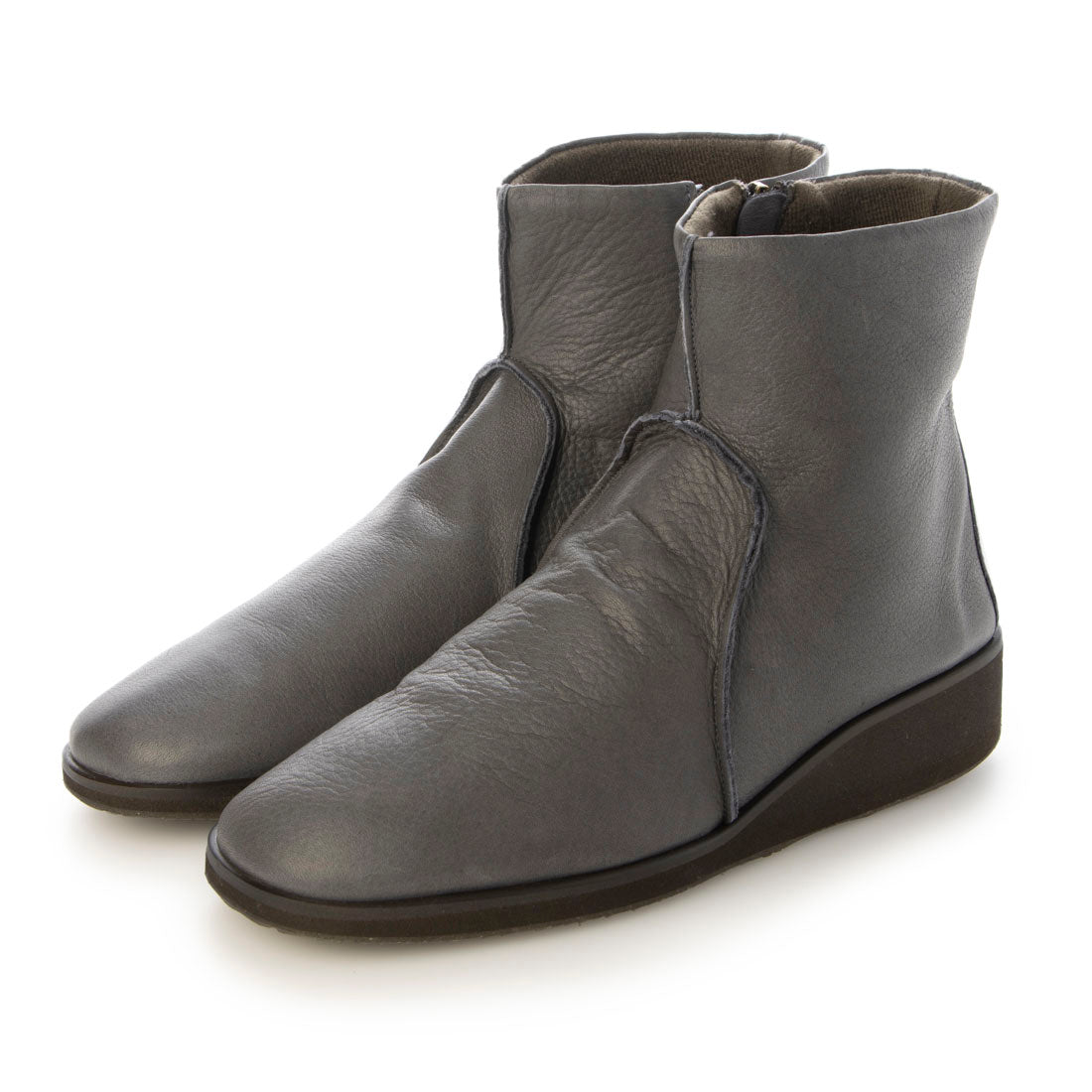MODE ET JACOMO D'ICI square toe flat boots