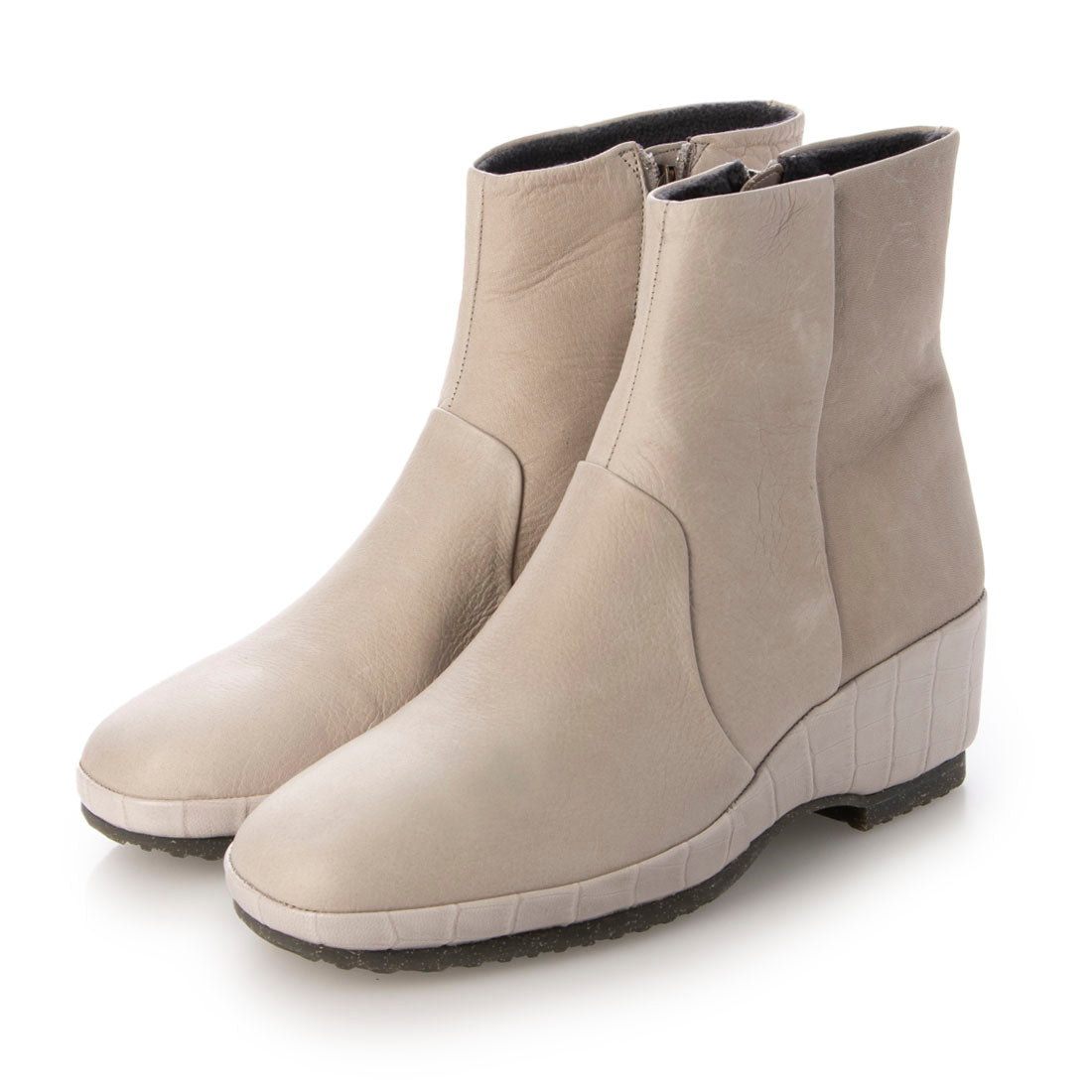 MODE ET JACOMO D'ICI Wedge sole square toe boots