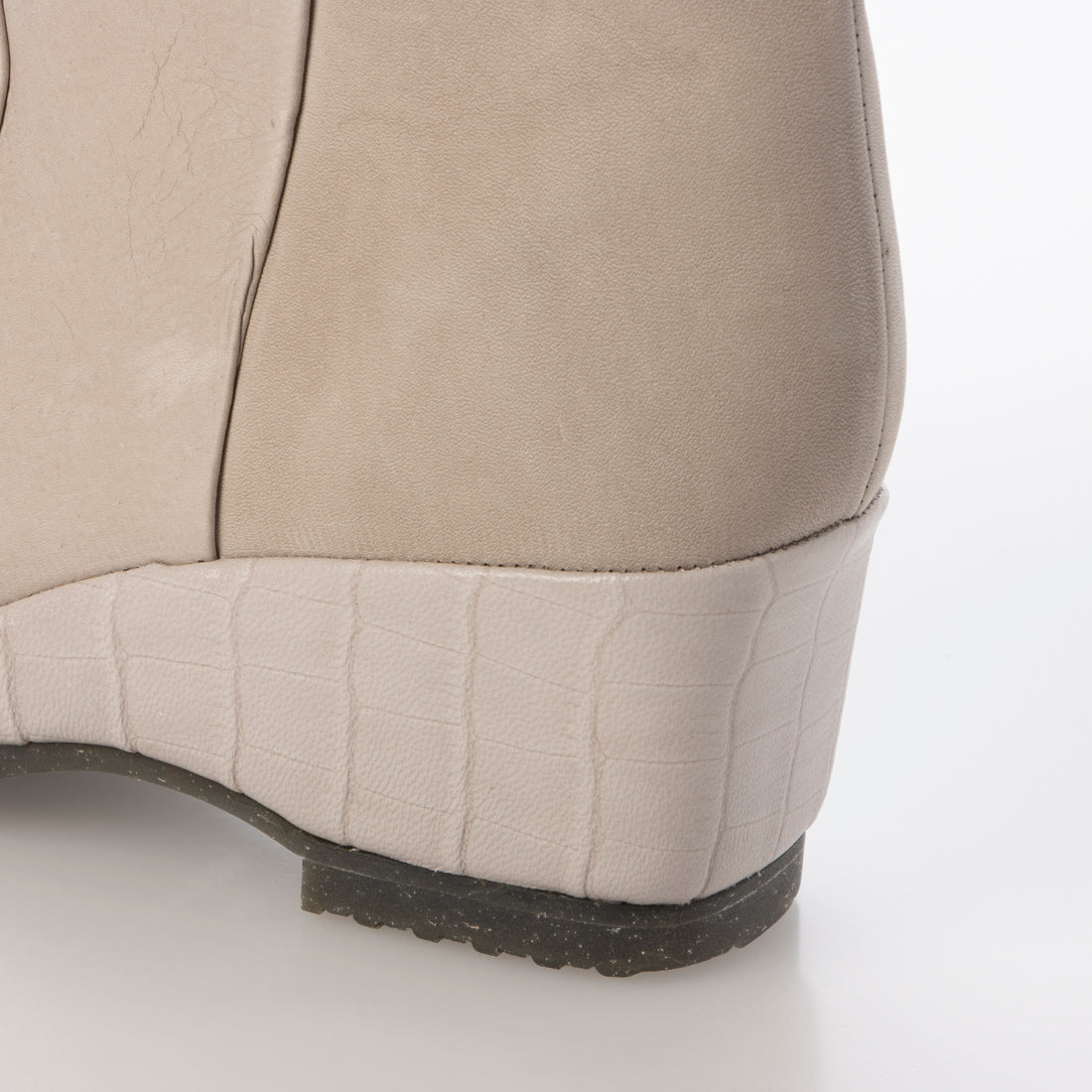 MODE ET JACOMO D'ICI Wedge sole square toe boots
