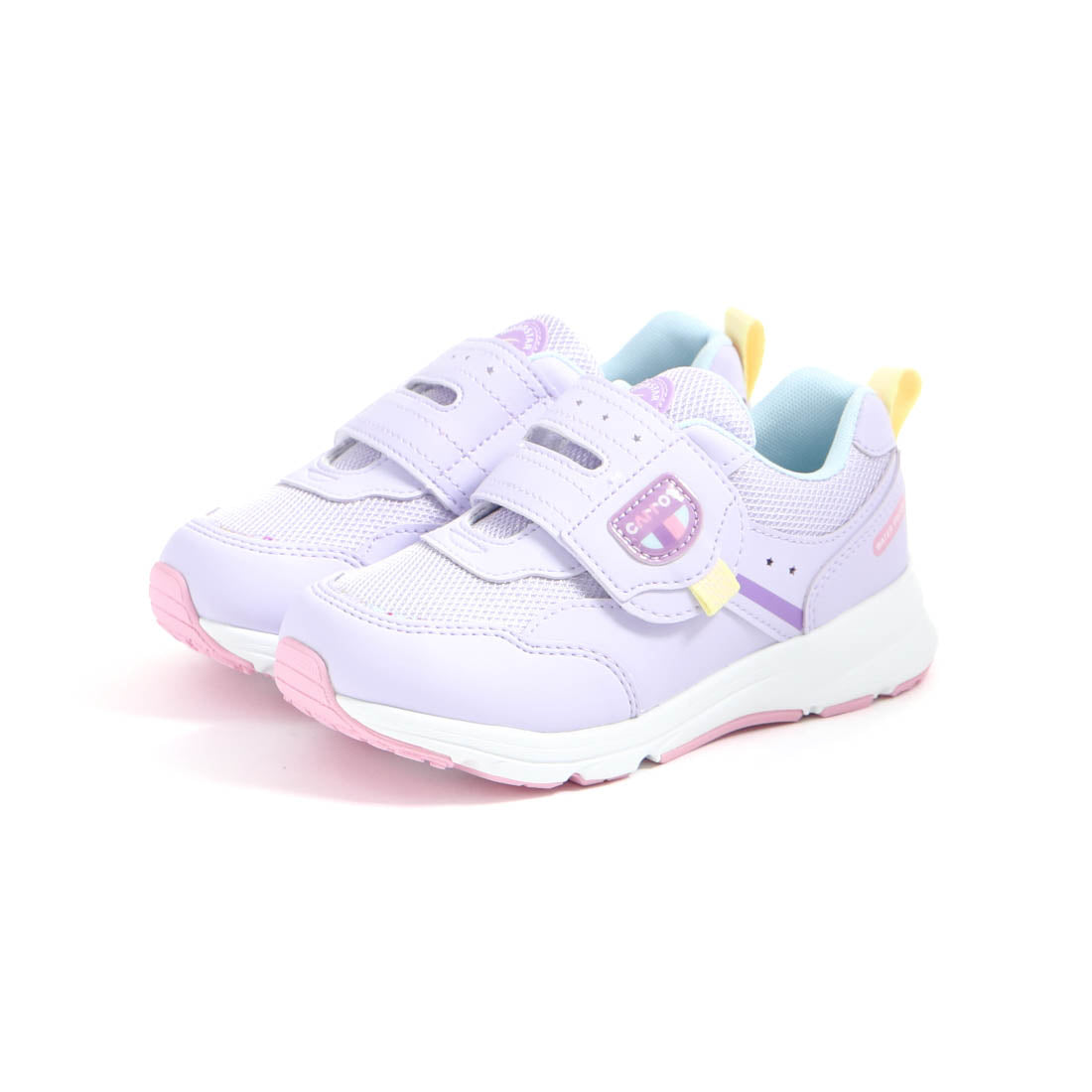 ムーンスター MoonStar キッズ ジュニア スニーカー 男の子 女の子 キャロット CR C2375 子供靴 運動靴 防水 3E ワイド ゆったり,パープル