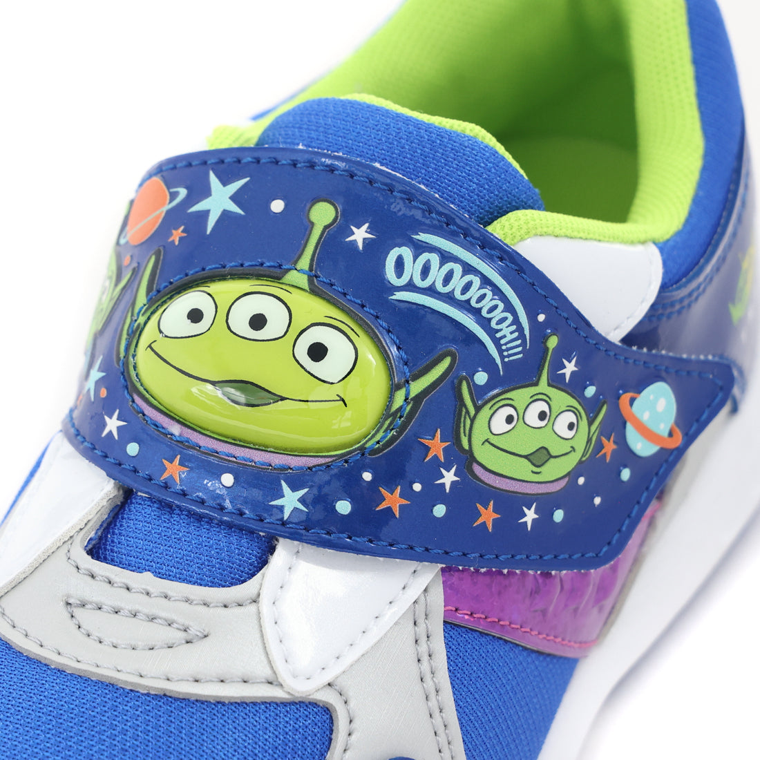 ムーンスター MoonStar キッズ ジュニア スニーカー ディズニー  DNC1362 3E リトルグリーンメン ベイマックス マジックテープ （ブルー） ブルー