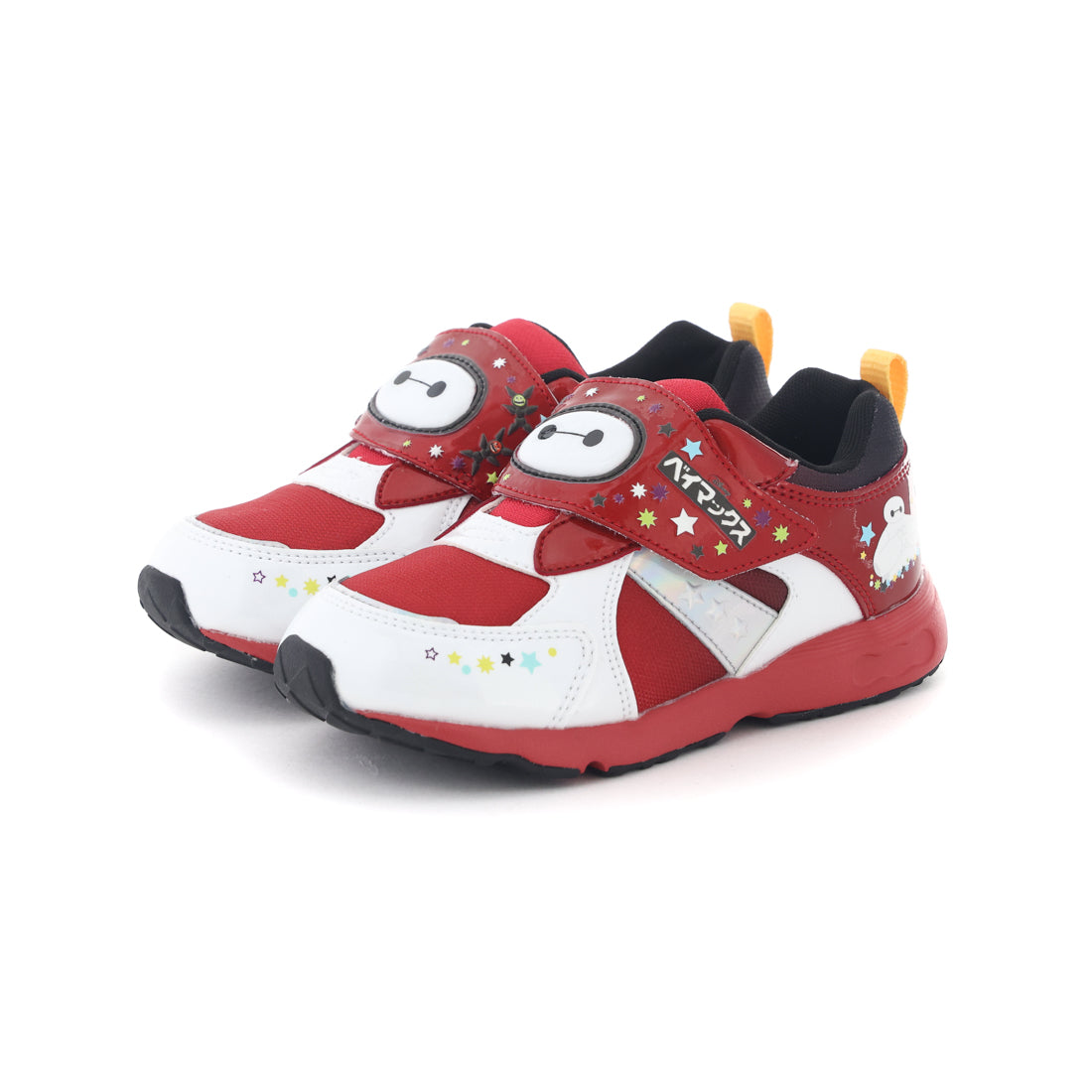 ムーンスター MoonStar キッズ ジュニア スニーカー ディズニー  DNC1362 3E リトルグリーンメン ベイマックス マジックテープ （レッド） レッド