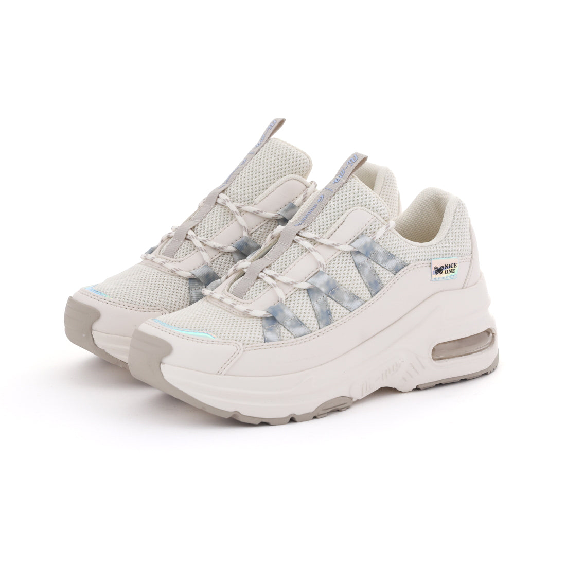 ムーンスター MoonStar キッズ ジュニア スニーカー ニーモ ni-mo NM J136 厚底 スポーツカジュアル 女の子 子供靴 かわいい （オフホワイト） オフホワイト