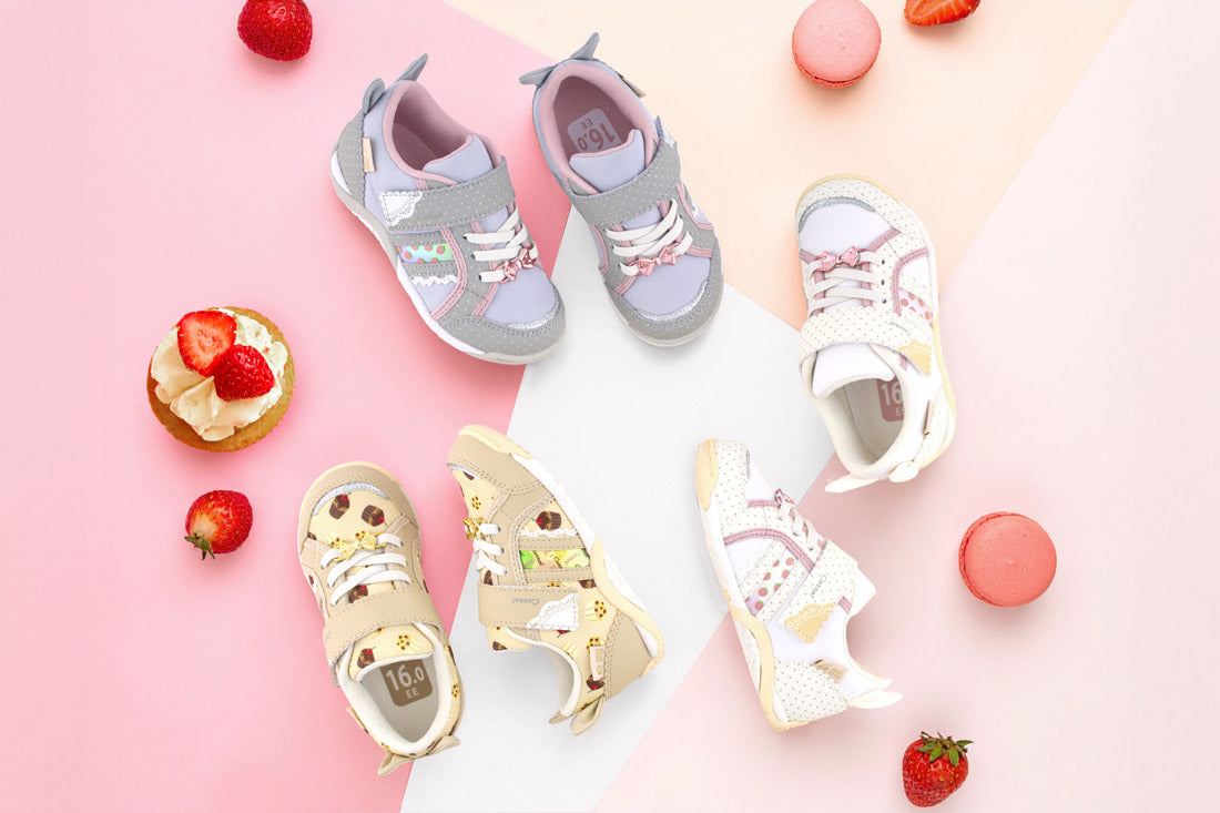 ムーンスター MoonStar キッズ スニーカー キャロット CR C2387 キナリノコ マジックテープ ベルクロ 子供靴 女の子 かわいい （ベージュ） ベージュ