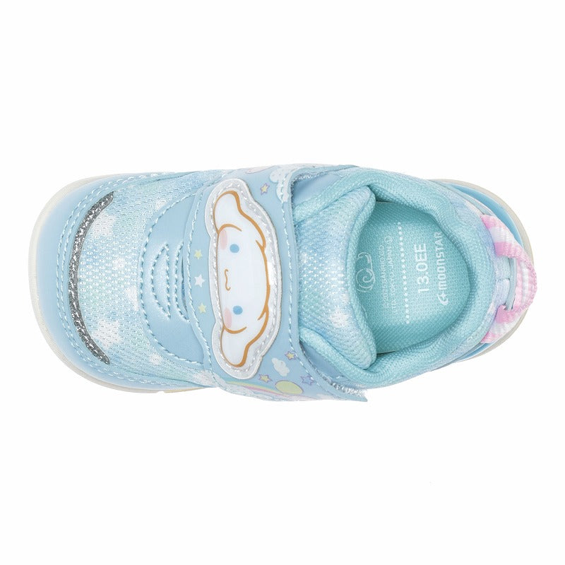 ムーンスター MoonStar スニーカー キッズ サンリオ SA B037 ムーンスター ベビー ハローキティ シナモロール （ブルー） ブルー
