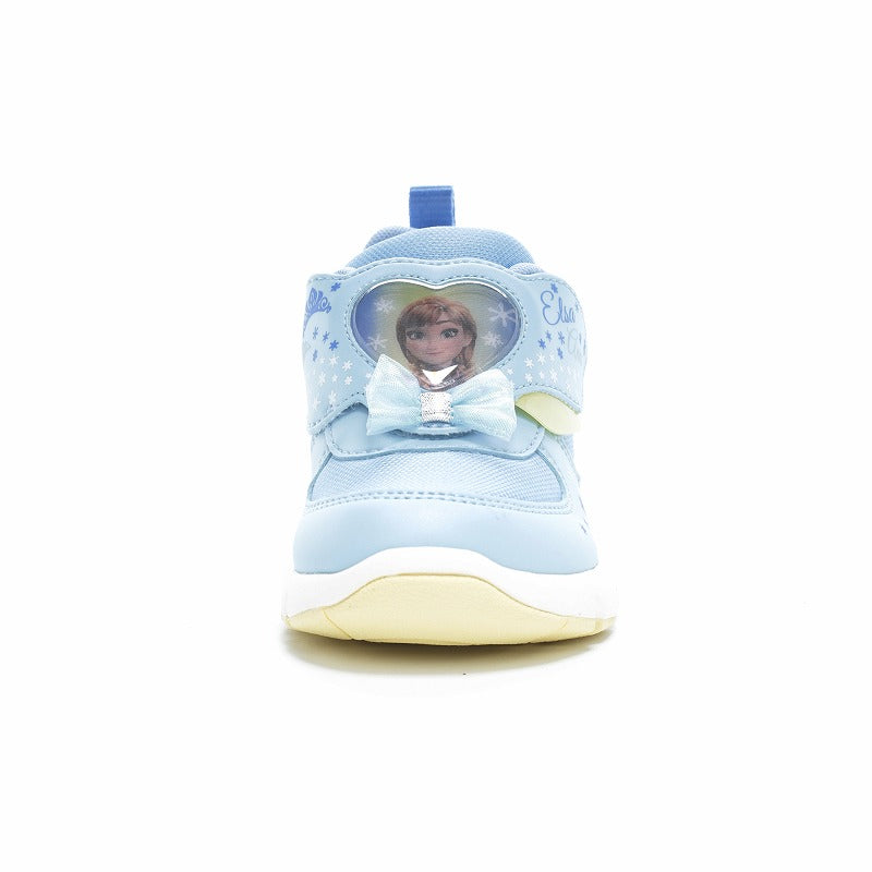 ムーンスター MoonStar スニーカー キッズ ディズニー DN C1361 ムーンスター Disney ローカット ベルクロ アナと雪の女王 アナ エルサ （ブルー） ブルー