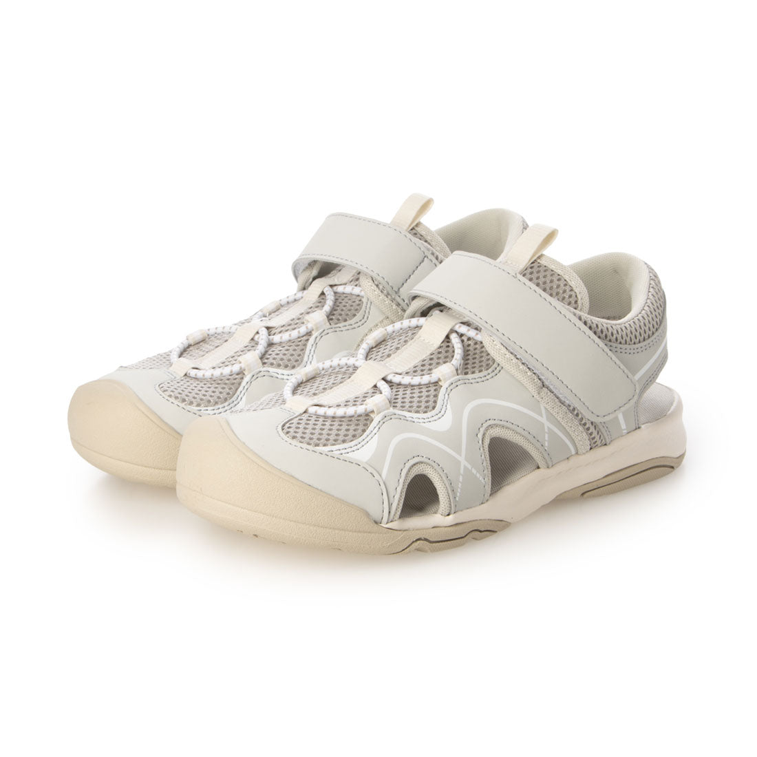 ムーンスター MoonStar キッズ 子供 サンダル アウトドア MF S018C （グレー） グレー