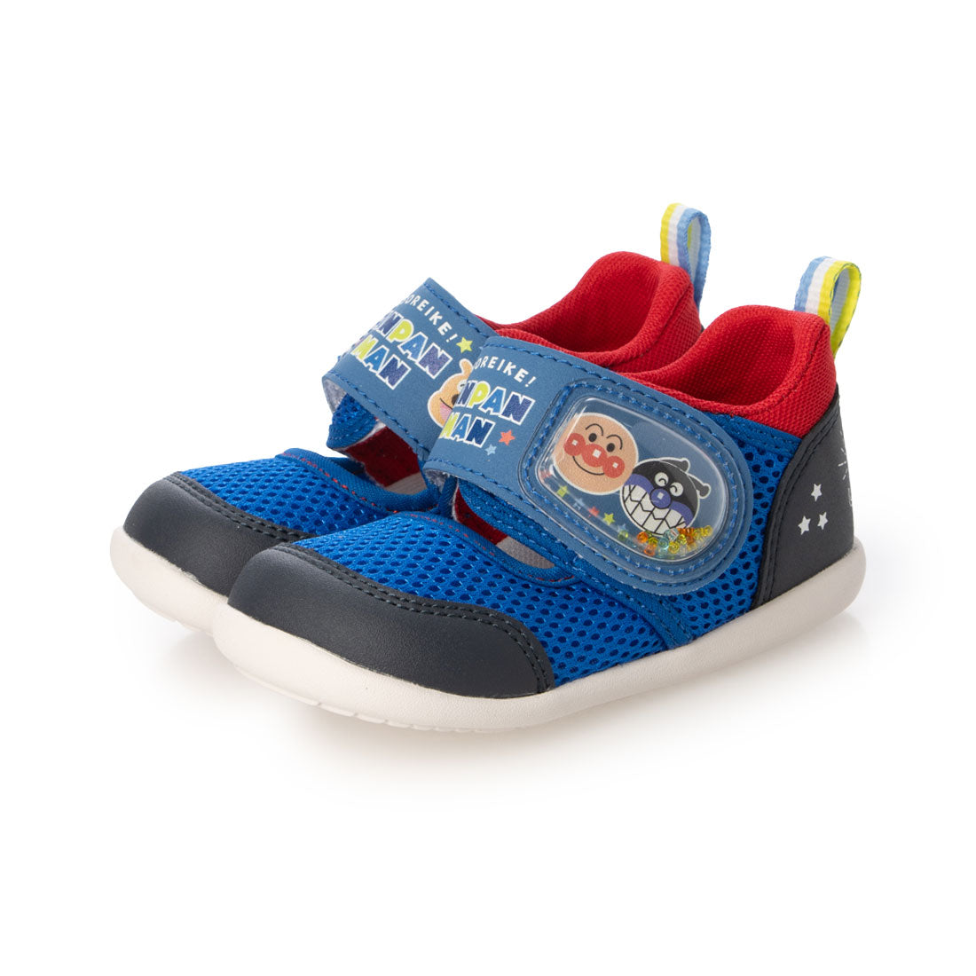 ムーンスター MoonStar キッズ 子供 サンダル アンパンマン AP B63 （ブルー） ブルー