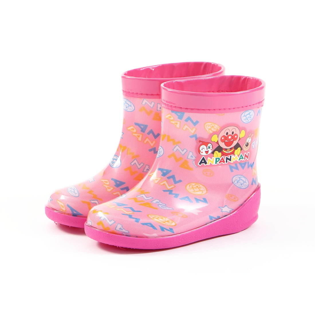 MoonStar Kids Junior Rain Boots Romp C57 Anpanman Children's Shoes Long Boots Rain Boots Dokin-chan Cheese Made in Japan