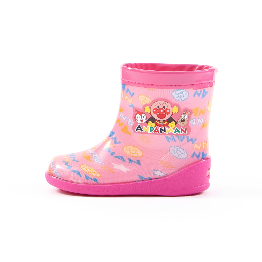 MoonStar Kids Junior Rain Boots Romp C57 Anpanman Children's Shoes Long Boots Rain Boots Dokin-chan Cheese Made in Japan