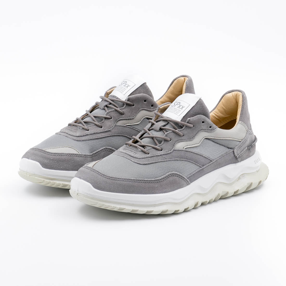 MoonStar Men's Sneakers SPxx SX 78C01 leather Natural Leather Made in