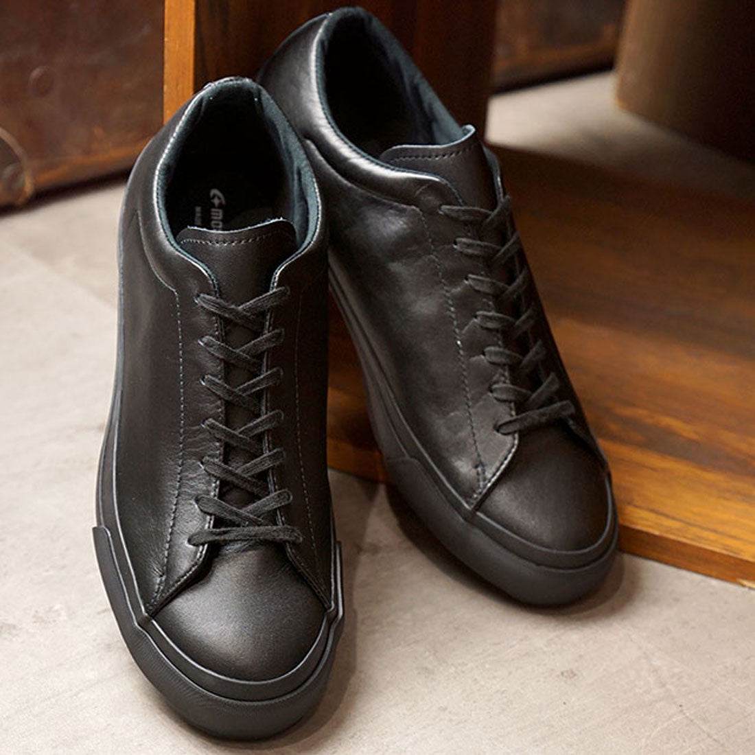 ムーンスター MoonStar FINE VULCANIZED PLAINCOURT BLACK [54322106] （BLACK） BLACK