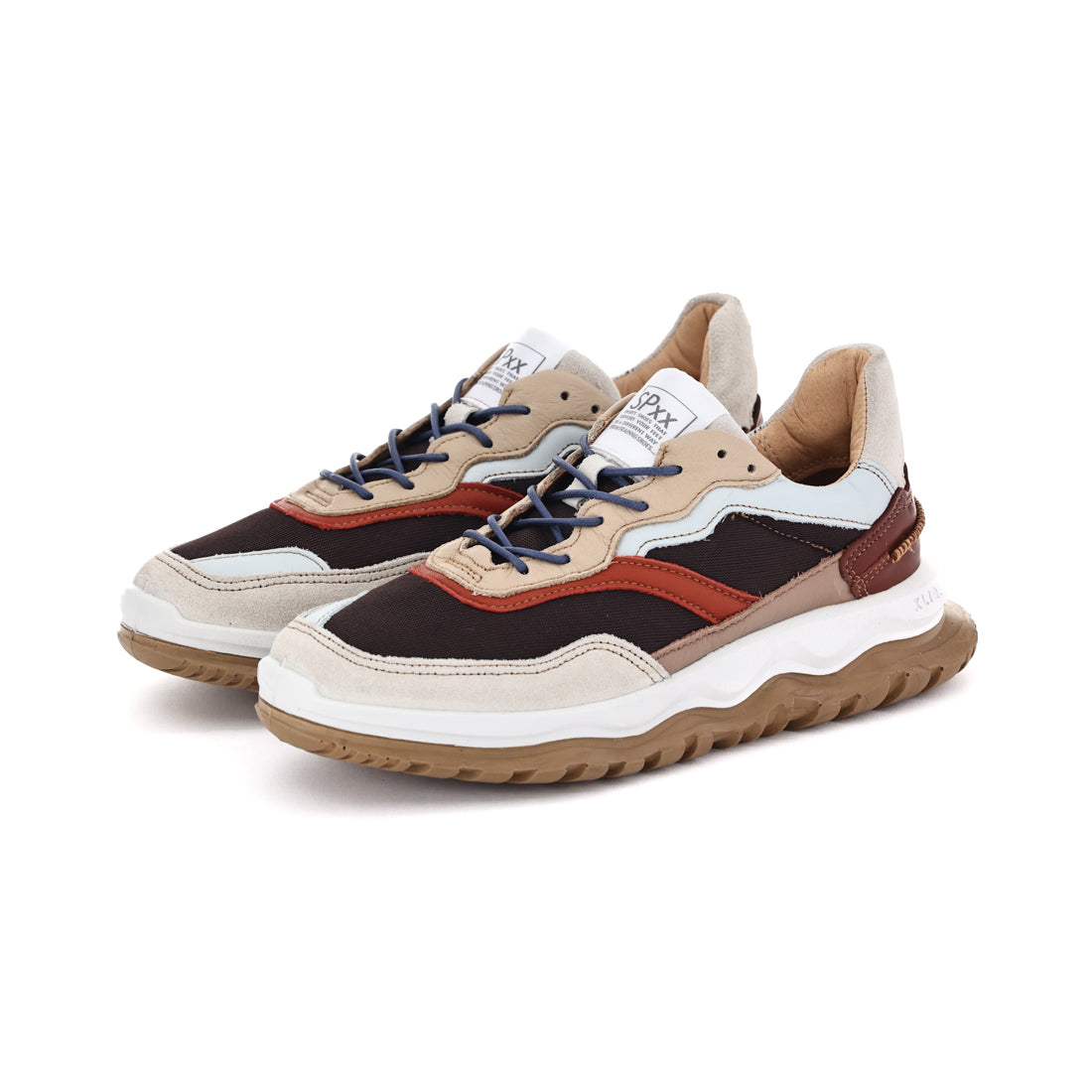 MoonStar Men's Sneakers SPxx SX 78C01 leather Natural Leather Made in