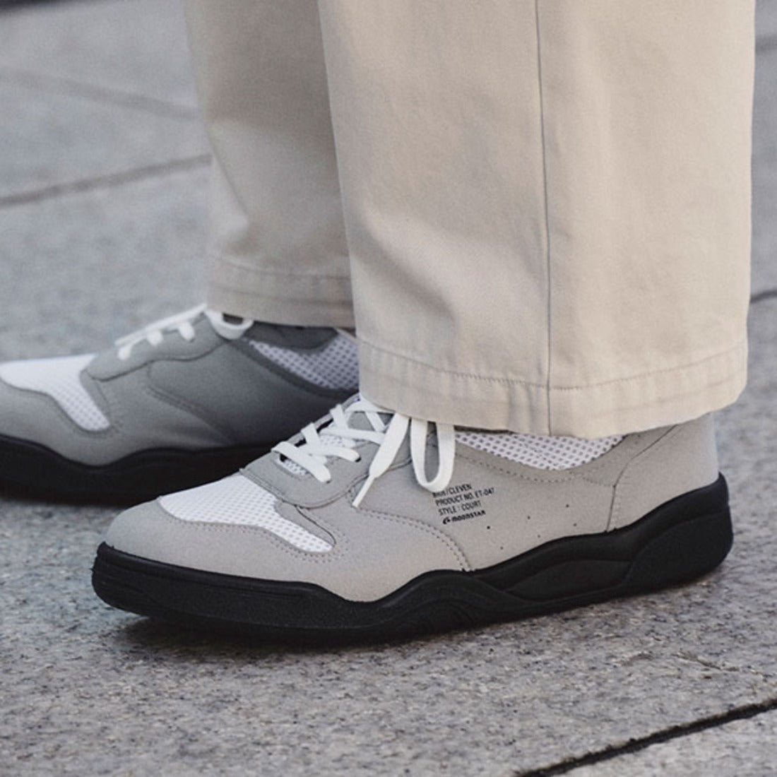 ムーンスター MoonStar 810s ET047 CLEVEN WHITE/BLACK [54410531] （WHITE/BLACK） WHITE/BLACK
