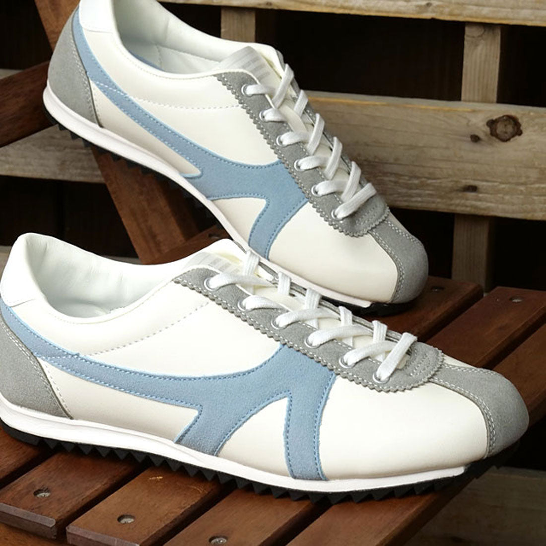 ムーンスター MoonStar SKOOLER JAGUAR MAXIM WH/BLUE [54324375] （WH/BLUE） WH/BLUE