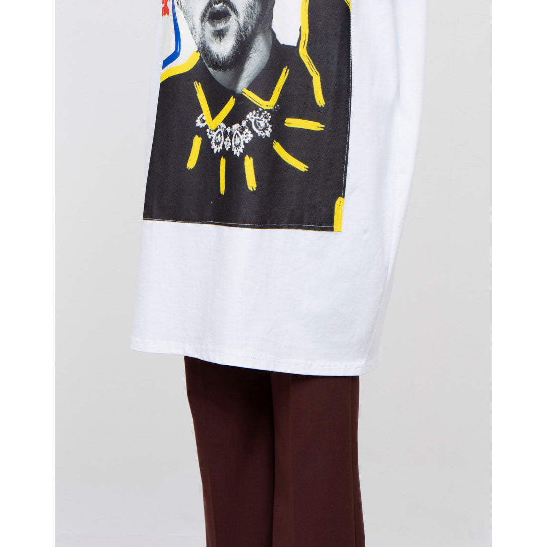 モードフルーレ MODE FOURRURE イタリア製ロングTシャツ （コーヒーガール） コーヒーガール