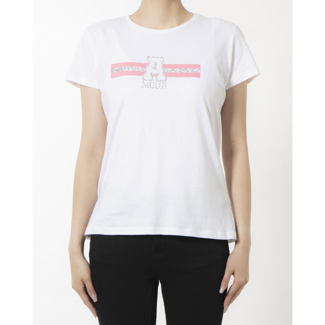 モードフルーレ MODE FOURRURE イタリア製コットンTシャツ