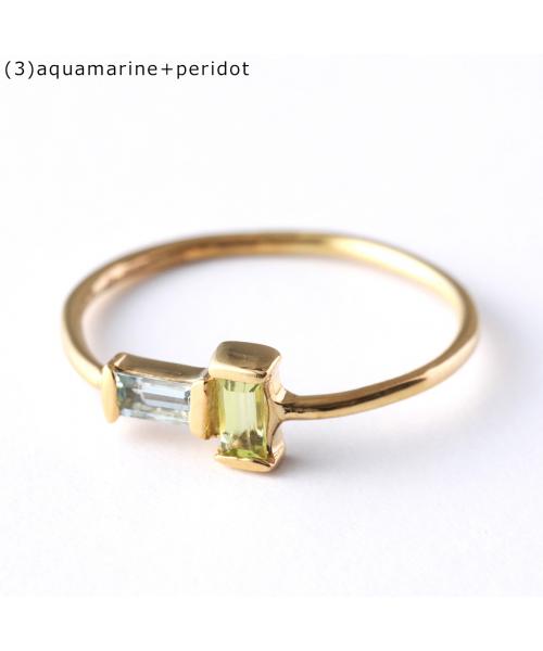 アリータ ALIITA ALIITA リング TU Y YO BAGUETTE RING ストーン