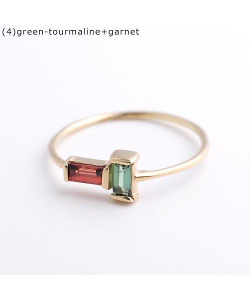 アリータ ALIITA ALIITA リング TU Y YO BAGUETTE RING ストーン