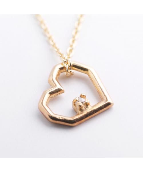 アリータ ALIITA ALIITA  ネックレス MINI CORAZON BRILLANTE NECKLACE ROLO （J1000/YELLOW-GOLD-9KT） J1000/YELLOW-GOLD-9KT