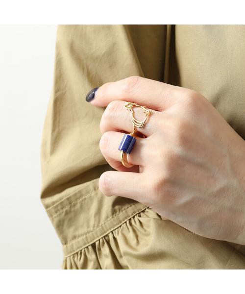 アリータ ALIITA ALIITA リング MIAU ZAFIRO ROSA RING キャット （YELLOW-GOLD-9KT） YELLOW-GOLD-9KT