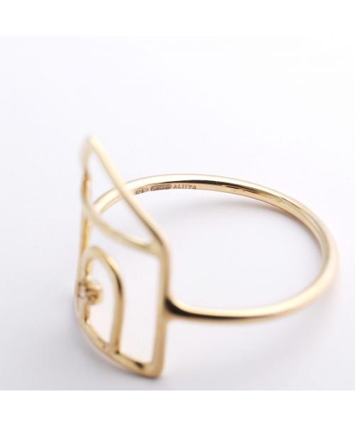 アリータ ALIITA ALIITA リング CASITA BRILLANTE RING ハウス （YELLOW-GOLD-9KT） YELLOW-GOLD-9KT