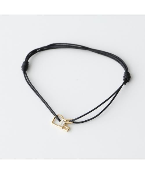 アリータ ALIITA ALIITA ブレスレット LETRA CORD BRACELET イニシャル （Y/YELLOW-GOLD/BLACK） Y/YELLOW-GOLD/BLACK