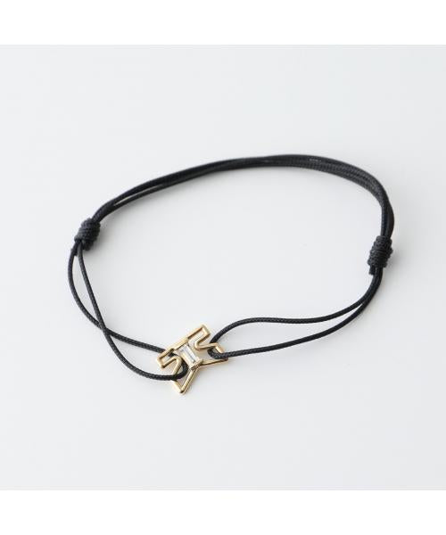 アリータ ALIITA ALIITA ブレスレット LETRA CORD BRACELET イニシャル （Y/YELLOW-GOLD/BLACK） Y/YELLOW-GOLD/BLACK