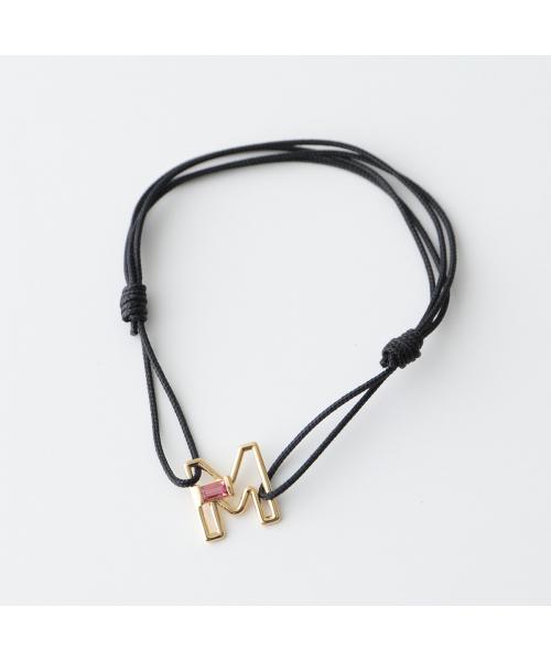 アリータ ALIITA ALIITA ブレスレット LETRA CORD BRACELET イニシャル （Y/YELLOW-GOLD/BLACK） Y/YELLOW-GOLD/BLACK