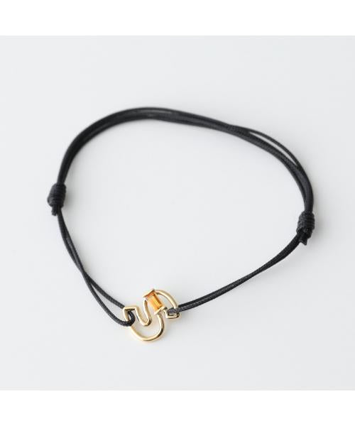 アリータ ALIITA ALIITA ブレスレット LETRA CORD BRACELET イニシャル （Y/YELLOW-GOLD/BLACK） Y/YELLOW-GOLD/BLACK