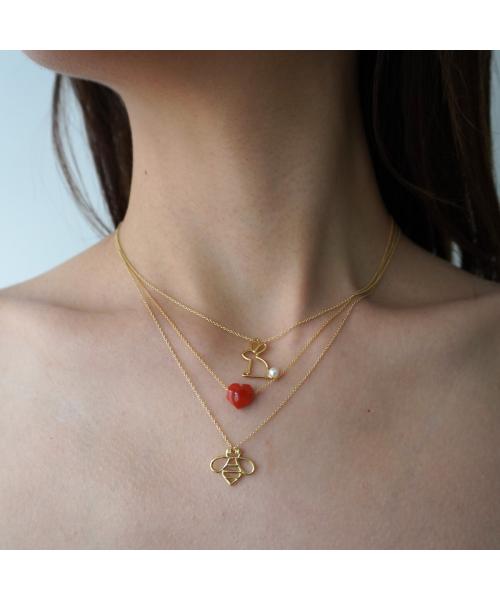 アリータ ALIITA ALIITA ネックレス CONEJITO PERLA NECKLACE ROLO （YELLOW-GOLD-9KT） YELLOW-GOLD-9KT