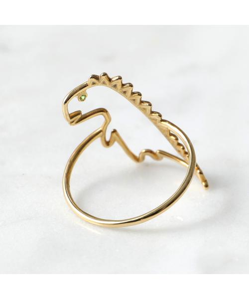 アリータ ALIITA ALIITA リング DINO ESMERALDA RING 恐竜 エメラルド （YELLOW-GOLD-9KT/ゴールド） YELLOW-GOLD-9KT/ゴールド