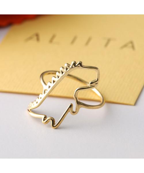 アリータ ALIITA ALIITA リング DINO PURO RING （YELLOW-GOLD-9KT） YELLOW-GOLD-9KT
