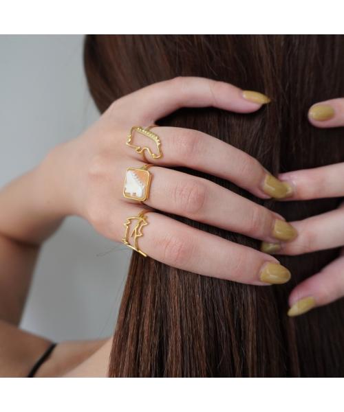 アリータ ALIITA ALIITA リング DINO PURO RING （YELLOW-GOLD-9KT） YELLOW-GOLD-9KT
