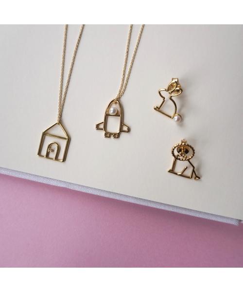 アリータ ALIITA ALIITA ネックレス NAVE ESPACIAL PERLA NECKLACE ROLO （YELLOW-GOLD-9KT） YELLOW-GOLD-9KT