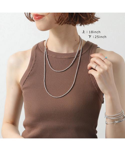 ハルポ HARPO HARPO ネックレス Boule Disc Necklace 18/3 45cm/18inch/3mm （シルバー） シルバー